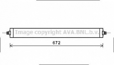 AVA QUALITY COOLING ms3531 -  Масляный радиатор, автоматическая коробка передач